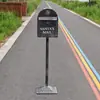 Buzón de hierro forjado retro estilo europeo modelo de buzón caja de sugerencias caja para cartas y periódicos a prueba de lluvia para exteriores accesorios decorativos de moda en internet