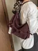 Bolso de Hombro Retro de Nicho de Moda 2025 Otoño Nuevo de Gran Capacidad para Viajes Diarios Bolso Tote Casual Simple