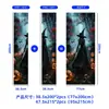 Pegatinas de vidrio para ventanas y puertas con temática de Halloween, impermeables y a prueba de aceite, nuevas pegatinas de pared de fondo para decoración de fiestas de Amazon, pegatinas para puertas