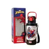 Taza Termo Infantil de Dibujos Animados con Licencia Oficial Acero Inoxidable 316 Taza con Doble Popote Portátil de Alto Valor Taza de Agua para Estudiantes