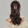 Mariposa Rompiendo Capullo Pinza para el Cabello con Lazo Adorno para la Cabeza Pinza Vintage con Pedrería Parte Trasera de la Cabeza Pinza de Nicho Accesorios para Cabello Mediano