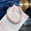 Pulsera de Bambú de Jade Rosa Dulce de Súper Valor para Mujeres, Nueva Pulsera de Bambú Fresca Estilo Chino, Regalo para Mejores Amigas y Parejas, Al por Mayor