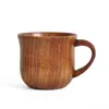 Mango de café transfronterizo taza de madera protección ambiental taza de madera creativa taza con asa de oreja de madera fábrica venta al por mayor
