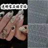 Suministros para Uñas Artísticas Pegatinas Transparentes Huecas con Piedras Preciosas, Plantillas para Pintura en Spray, Varios Estilos de Pegatinas Transparentes para Uñas con Piedras Preciosas Huecas
