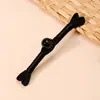 Cuentas de Jade, Forma de Cola de Golondrina, Envueltas en Alambre, Botones de Estilo Chino Tradicional para Tejido Artesanal, Botones Vintage para Traje Tang y Hanfu, Nuevo Estilo Chino
