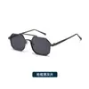 Gafas de Sol Nuevas para Adultos, Antiviento, UV, de Moda, Europeas y Americanas, Personalizadas, de Metal, Moda Bq9269