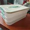 Caja Especializada para Guardar Empanadas en el Congelador, Caja de Conservación de Empanadas para Congelación Rápida para Uso Doméstico, Gran Capacidad, Multicapa