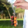 Colgante de Bolsa de Campana Colgante de Cáscara de Fruta, Campana de Mano para Terapia de Música Acuática, Decoración de Fruta para Bolsas, Regalo de Bendición para Niñas
