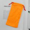 Bolsa de Tecido para Guardar Óculos, Estojo de Cordão de Cor Sólida para Óculos de Sol, Estojo à Prova de Poeira para Óculos no Atacado, Óculos de Armação Portáteis