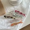 Grampo de Cabelo de Peixe de Acetato Fofo Presilha Bico de Pato Grampo para Franja de Menina Doce Grampo Lateral Grampo para Testa Acessório de Cabelo Versátil Elegante