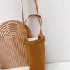 Bolsa Cruzada Portátil para Botella de Agua, Bolso Tote para Café, Funda para Taza de Vidrio, Funda de Lona Aislante para Taza de Mano, Cruzado