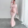 Vestido de Tricô Elegante Europeu e Americano da Amazon Transfronteiriço 2026 Novo Vestido de Um Passo Slim Feminino