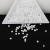 Serie Blanca de Vidrio Blanco de 2 mm Cuentas de Arroz Sueltas Materiales para Pasadores de Cabello Hechos a Mano DIY Accesorios para Pulseras Anillos Accesorios de Cabello de Venta Caliente