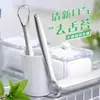 Raspador de Lengua de Acero Inoxidable Cepillo para Recubrimiento de Lengua para Eliminar el Mal Aliento, Herramienta de Limpieza de Lengua para Adultos, Herramienta de Higiene Bucal, Raspador de Lengua
