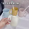 Taza de Lavado para el Hogar de Plástico Grueso Resistente a Caídas con Asa para Dormitorio, Taza de Agua, Taza Simple para Enjuague Bucal, Impresión Personalizada de LOGOTIPO