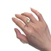 Anillo de Flor Estilo Dama Rica Apilable Moda Fresca Versátil Temperamento Suave Alto Valor Facial Anillo Abierto para Dedo Índice