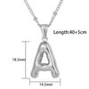 Joyería Transfronteriza Europea y Americana de Acero Inoxidable 26 Letras Colgante de Acero de Titanio Collar Lujo Accesible Nicho Joyería 18K que No se Desvanece