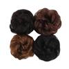Cabelo real anel bolas pacote de cabelo fofo cabelo cacheado senhoras cabelo cacheado anel peruca anel de cabelo mancha atacado