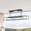 Secador de roupas elétrico para comércio exterior transfronteiriço, secagem ao ar e secagem, secadora de roupas totalmente automática, iluminação de tela grande, varal de varanda com altura ajustável