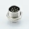 Enchufe de aviación roscado extendido de una muesca Conector enchufe de enchufe de socket roscado macho Gx16 Socket de 2 a 10 núcleos