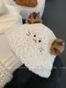 Chapéu de Pescador de Pelúcia de Gatinho Fofo para Mulheres, Chapéu Bucket Quente de Inverno que Cobre o Rosto, Sensação de Alto Padrão, Chapéu de Inverno para o Dia a Dia