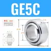 Rodamientos de rótula esféricos de acero inoxidable, radiales 3D impresos tipo ojo de pez GE5C 6, 8, 10, 12, 15, 17, 20, rótula universal esférica 4.