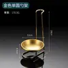 Aço Inoxidável 304 Concha para Sopa e Escumadeira para Panela Quente Suporte de Colheres para Pendurar de Restaurante Suporte para Colheres de Panela Quente Conjunto de Colheres para Sopa de Panela Quente