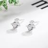Pendientes Saturno de Gama Alta, Mini Planeta Simple Ultra Pequeño, Pendientes Coreanos Simples de Nicho Versátiles para el Uso Diario para Mujeres