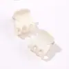 Pinza de Garra Mini Color Café con Leche Transfronterizo con Cabeza Redonda Grande de 1.5 cm Pinza Pequeña de Princesa Pinza para Flequillo Accesorio para el Cabello