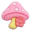 Zuecos de dibujos animados para niños con forma de hongo, dijes para zapatos DIY, accesorios para zapatos tridimensionales de goma suave en stock