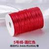 Ele Fio de nó chinês 5 fios trançados à mão fio vermelho fio de mão fio de tecelagem linha de tecelagem cordão para pendurar pingente diy cordão de jade