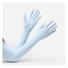 Manga de Protección Solar para Mujer Verano Manga de Hielo Protección para Brazos Manga de Seda de Hielo Guantes de Dedos Completos Manga Fina Resistente a los Rayos UV para Conducir Hombres