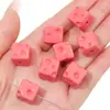 Contas em Cubo de Queijo Feitas à Mão DIY Contas Soltas Acrílico Contas para Corrente de Celular Contas Espaçadoras Pingentes Coloridos Acessórios de Joias