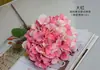 Adorno Boda Flores de Hortensia Flor de Seda Tocado Flores de Exhibición Decoración de Paisaje Flores Artificiales Venta Caliente