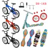 Transfronteiriço Novo Criativo Simulação Mini Liga de Zinco Modelo de Bicicleta Brinquedo Bicicleta de Dedo Patinete Prancha de Atividades