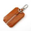 Bolsa de Moedas Estilo Boutique de Moda Couro Genuíno Couro Bovino de Primeira Camada Oleado e Encerado Porta-Chaves Universal Multifuncional para Carro
