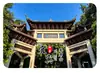 Ímã de Geladeira de Vidro Paisagem de Yibin Figuras Wuliangye Esculturas de Feras Míticas Lembranças Criativas Culturais Ímã de Presente para Casa