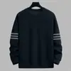 Envío RápidoNueva Sudadera de Manga Larga con Cuello Redondo Holgada de Primavera y Otoño, Camiseta Base Estampada de Moda para Hombre