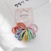 Anillo para el cabello de color caramelo coreano 2022, popular en Internet, cuerda para el cabello simple, banda de goma básica que combina con todo, cuerda para el cabello
