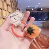 Pinza para el pelo de fieltro de color tridimensional de dibujos animados lindos estilo coreano para niñas, pinza BB, accesorio para el pelo de fruta de celebridad de internet, cuerda para el pelo nueva de otoño e invierno