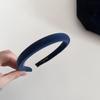 Diadema Retro de Terciopelo Colorido de Corona Alta con Esponja para Otoño e Invierno, Accesorio para el Cabello Versátil para Lavarse la Cara