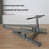Treinador de remo vertical comercial Treinador de remo tipo T Máquina de remo Treinador de costas Treinador de puxar para trás