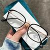 Óculos Retrô de Armação Estreita Miopia Feminino Display Digital Branco Oliva Simples Artefato para Rosto Exibido Olhos Pequenos Armação Plana Luz Plana