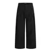 Calça masculina drapeada estilo old money americano, elegante, plissada, corte solto, moderna, afina a silhueta, perna larga, casual