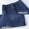 Saia Jeans A-Line Estampada Azul para Mulheres 2026 Verão Nova Cintura Alta Emagrecedora Versátil Curta Casual Que Marca o Quadril