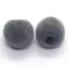 Botão Botão de Pom-Pom Aveludado Fita Colorida com Buraco Botão de Pérola Redonda Olho Escondido Botão de Miçanga de Milho Borda de Suéter Cardigan Buraco Decoração DIY