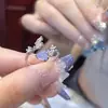 Anillo de Corazón Rosa con Diamantes Mismo Estilo que el Libro Rojo para Mujeres Anillo Abierto de Nicho Ins para Estudiantes para Regalar a Chicas Regalos de San Valentín