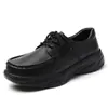 Zapatos de enfermera con cordones Mousideng, transpirables de cross-border, suela suave, antideslizantes, suela gruesa, color liso, zapatos de trabajo médicos para mujer, en stock