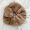 Outono e Inverno Faixa de Cabelo de Pelúcia Visão Mink Imitação para Mulheres 2025 Novo Estilo Amarrador de Cabelo Elástico de Alta Qualidade Acessórios de Cabelo