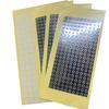 Papel de etiqueta sensible a la temperatura etiqueta que cambia de color sensible a la temperatura 60 grados/70 grados/100 grados cambio de color a alta temperatura etiqueta para lámpara de templado y recocido